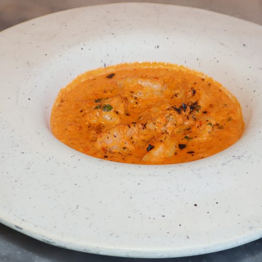 Gamberi Pesto Rosso